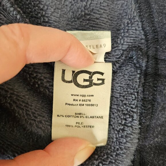 UGG Blanche II robe, Navy Heather, Women's XL - Picture 10 of 14